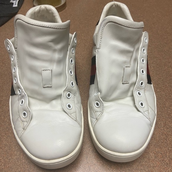 Gucci Ace Leather Sneakers - Picture 11 of 16